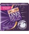 ASSORBENTE LINES SETA ULTRA LUNGO CON ALI 11 PEZZI