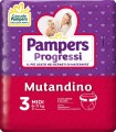 PAMPERS PROGRETGTGI MUTANDINO CP TG3 MIDI 21 PEZZI