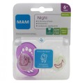 MAM NIGHT SUCCHIETTO 6+ SILICONE CONFEZIONE DOPPIA