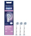 ORALB SENSITIVE CLEAN EB60 TESTINE PER SPAZZOLINO ELETTRICO 3 PEZZI