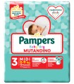 PAMPERS BABY DRY MUTANDINA MIDI SMALL PACK 19 PEZZI