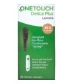 LANCETTE PUNGIDITO ONETOUCH DELICA PLUS 25 PEZZI