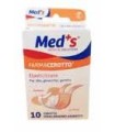 CEROTTO MEDS STRIPS TELA IPOALLERGENICO ELASTICIZZATO ASSORTITI 10 PEZZI