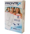 CEROTTO PRONTEX WHITE STRIPS IN TESSUTO NON TESSUTO BIANCO STERILE 3 FORMATI 20 PEZZI