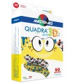 CEROTTO MASTER-AID QUADRA 3D BOYS 20 PEZZI ASSORTITI