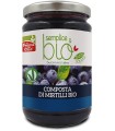 COMPOSTA DI MIRTILLI BIO CON POLPA DI MELA 320 G