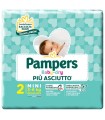 PANNOLINI PER BAMBINI PAMPERS BABY DRY DOWNCOUNT NO FLASH MINI 24 PEZZI BUONO SCONTO