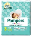 PAMPERS BABY DRY DOWNCOUNT MIDI 20 PEZZI