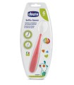 CHICCO CUCCHIAIO MORBIDO SILICONE 6M+ ROSSO UP