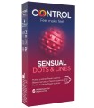 CONTROL SENSUAL DOTS&LINES 6 PEZZI