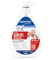 GEL IGIENIZZANTE MANI ALCOLICO 70% PRONTO ALL'USO SANI GEL SANITEC 600 ML USO PROFESSIONALE