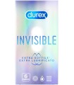 DUREX INVISIBLE EXTRA LUBRIFICATO 6 PEZZI