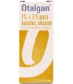 OTALGAN 1% + 5% GOCCE AURICOLARI, SOLUZIONE 1% + 5% GOCCE AURICOLARI, SOLUZIONE FLACONE DA 6G