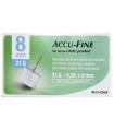 AGO PER PENNA DA INSULINA ACCU-FINE PEN NEEDLE ACCU-CHEK GAUGE 31 X 8MM 100 PEZZI