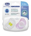 CHICCO SUCCHICCO AIR GIRL SILICONE 0-6 MESI 2 PEZZI