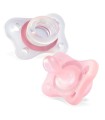 CHICCO GOMMOTTINO GIRL SILICONE 2-6 MESI 2 PEZZI ITA C