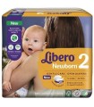 LIBERO NEWBORN PANNOLINO PER BAMBINO TAGLIA 2 3-6 34 PEZZI