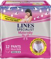 LINES SPECIALIST MATERNITY MUTANDINA ASSORBENTE PER PERDITE POST PARTO MISURA MEDIUM 12 PEZZI