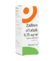 ZADITEN OFTABAK 0,25 MG/ML COLLIRIO SOLUZIONE 0,25 MG/ML COLLIRIO SOLUZIONE 5 ML FLACONE MULTIDOSE