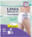 PANNOLONE PER INCONTINENZA LINES SPECIALIST DERMA PANTS MAXI M 10 PEZZI