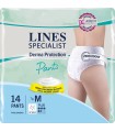 PANNOLONE PER INCONTINENZA LINES SPECIALIST DERMA PANTS PLUS M 14 PEZZI