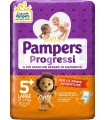 PAMPERS PROGRESSI LARGE PANNOLINO 5+ 13-27KG 19 PEZZI