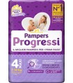 PAMPERS PROGRESSI MAXI PANNOLINO 4 7-18KG 22 PEZZI