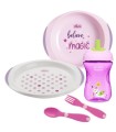 CHICCO SET PAPPA 12 MESI+ ROSA