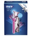 ORALB PRO1 ROSA CROSS ACTION SPAZZOLINO ELETTRICO 3D WHITE ROSA