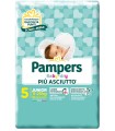 PAMPERS BABY DRY PANNOLINI DOWNCOUNT JUNIOR 16 PEZZI